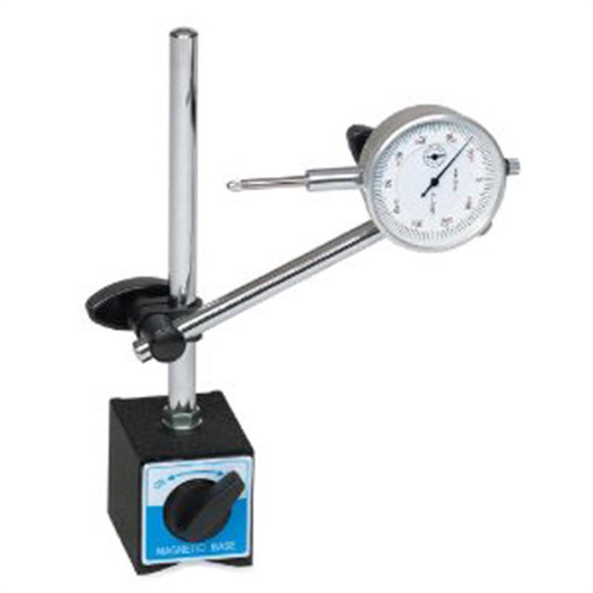 GearWrench Dial Indicator Set with On/Off Stand — 0-1.3in. Range, 0.001in. Gradations, 130-Lb. Pull, Model# KDT3761